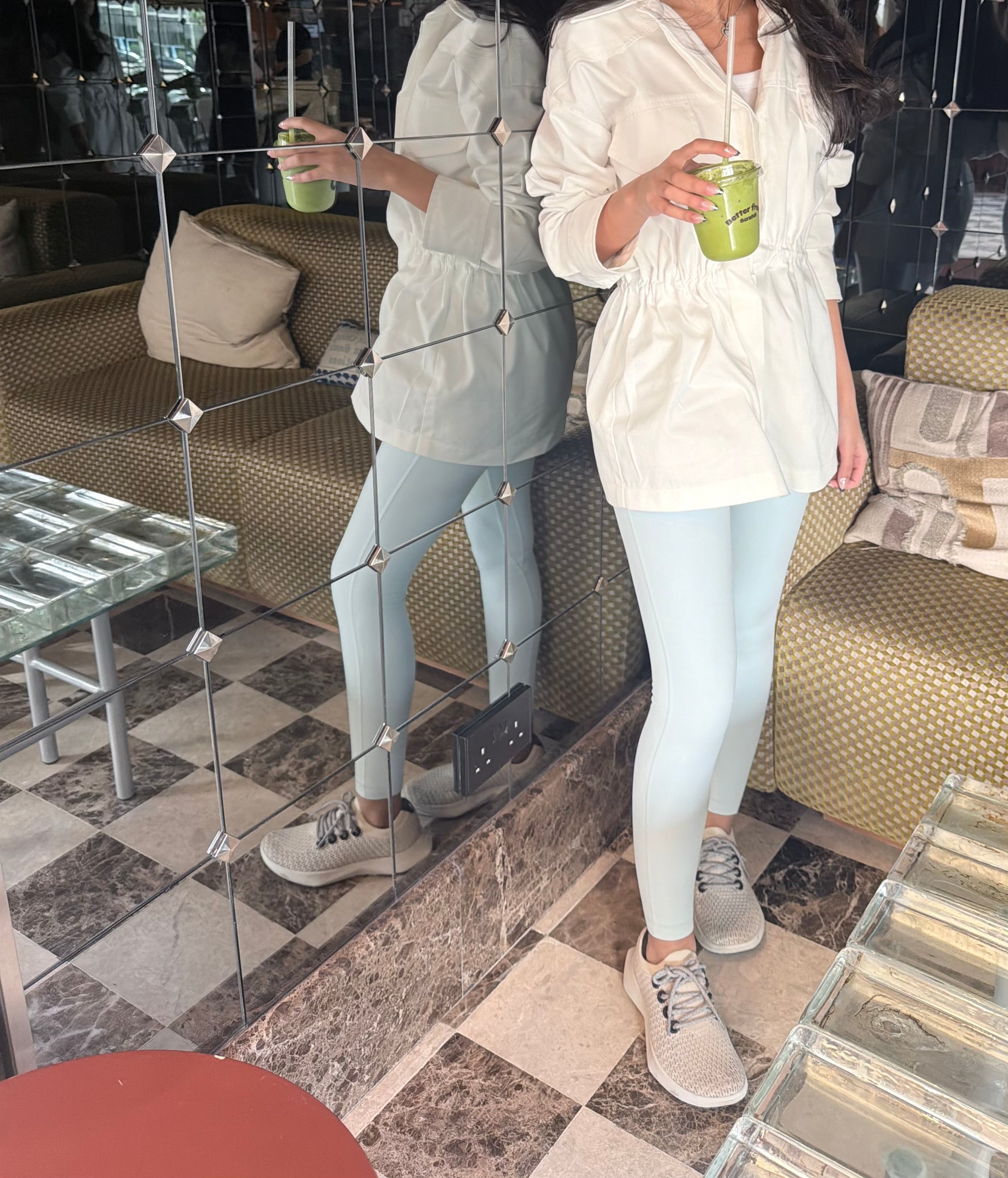 White mocha jacket